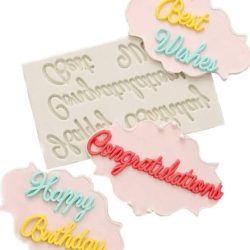 Silicone Best Wishes Mold