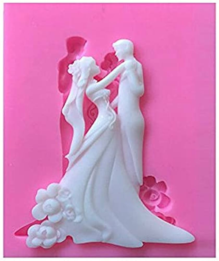 Couple Fondant Silicone Mold