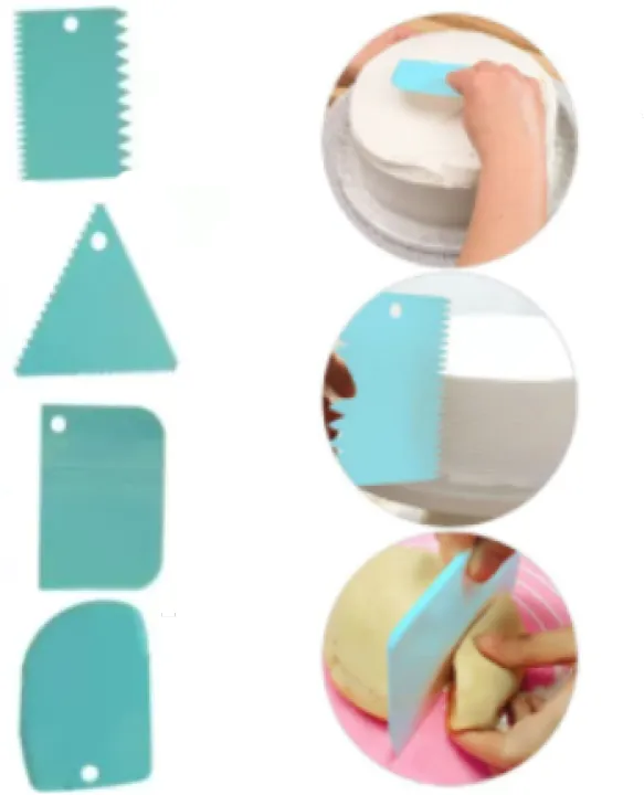 Cake Scraper 4PCS Set