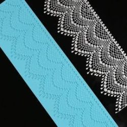 Silicone Fondant Lace Mat