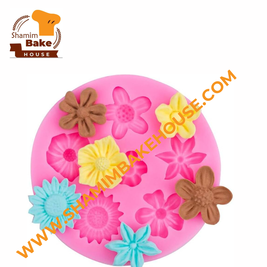 Silicone Flower Mold 6cavity