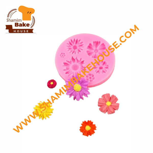 Silicone Flower Mold (6 Cavity)