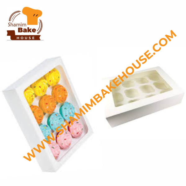 Cup Cake Box 12 cavity