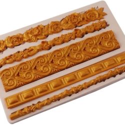 Silicone Fondant Mold Cake Border