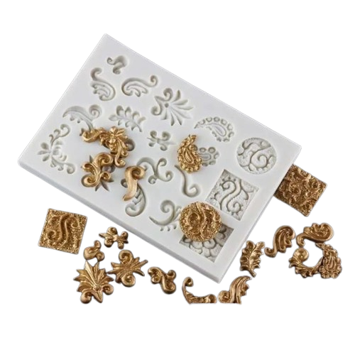 Silicone Dholki Cake Fondant Mold