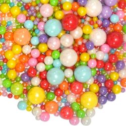 Imported Edible Multi Pearls (mix sizes 30g)