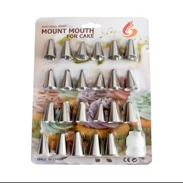 Cake Nozzle Set 24pcs