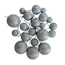 Silver Glitter Balls (20pcs) Cake Decorations