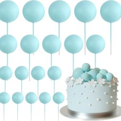 lblue balls Light Blue Balls (20pcs) Cake Decorations