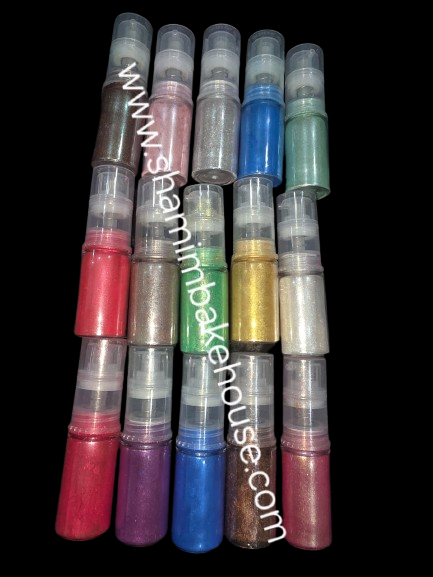 Imported Edible Cake Glitter Spray (each color )