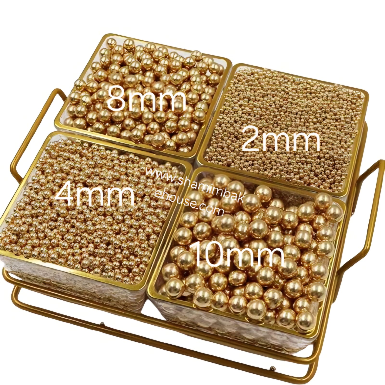 Imported Edible Golden Pearls (10mm) 30g